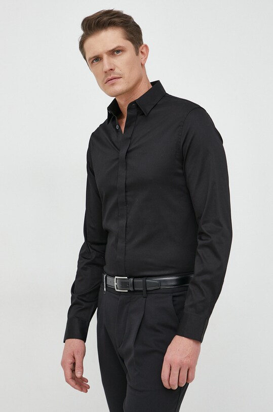 Košile Armani Exchange černá 8NZCBD.ZN10Z.NOS