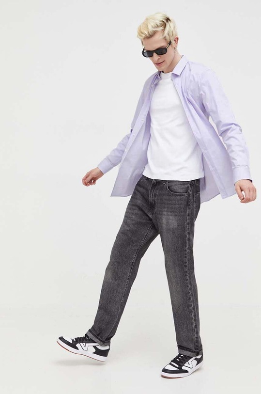 Oblečenie Košeľa HUGO Elisha02 50479396 fialová