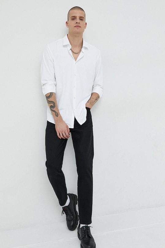 Πουκάμισο HUGO slim λευκό 50481195