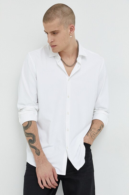 Πουκάμισο HUGO 50481195 λευκό AA00