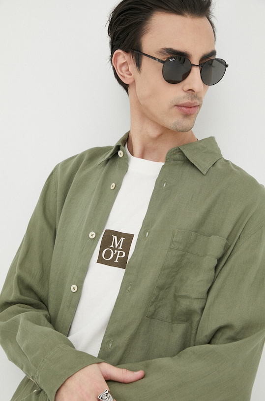 Marc O'Polo koszula lniana M23742842158 zielony