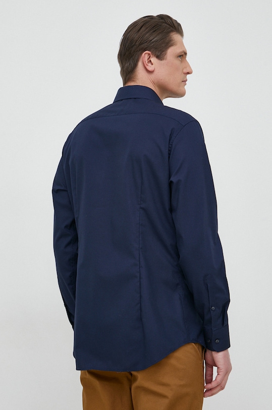 Odzież Seidensticker koszula bawełniana Shaped 01.021000 granatowy