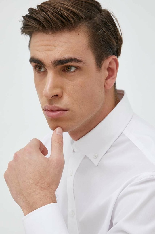 Seidensticker koszula bawełniana Shaped 01.293702 biały