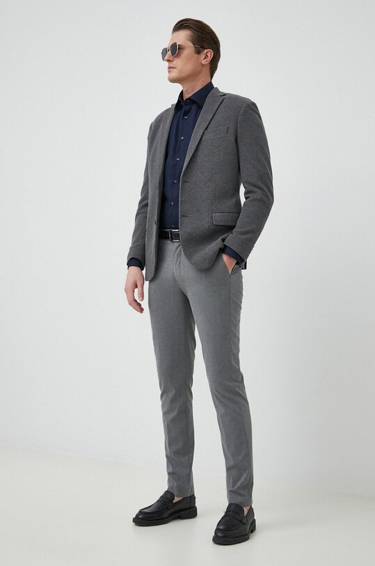 Odzież Seidensticker koszula bawełniana X-Slim 01.493650 granatowy