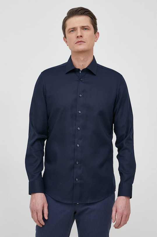 Seidensticker koszula bawełniana 01.653730 granatowy