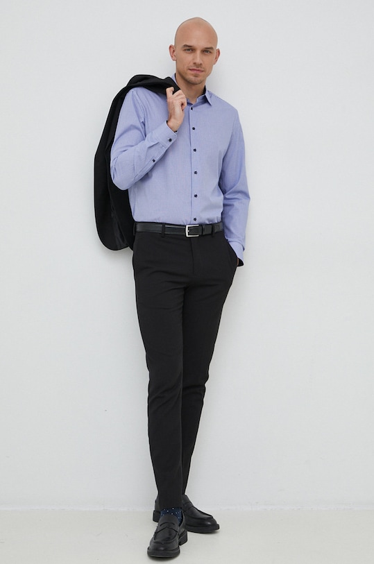 Seidensticker koszula bawełniana 01.653740 granatowy AA00