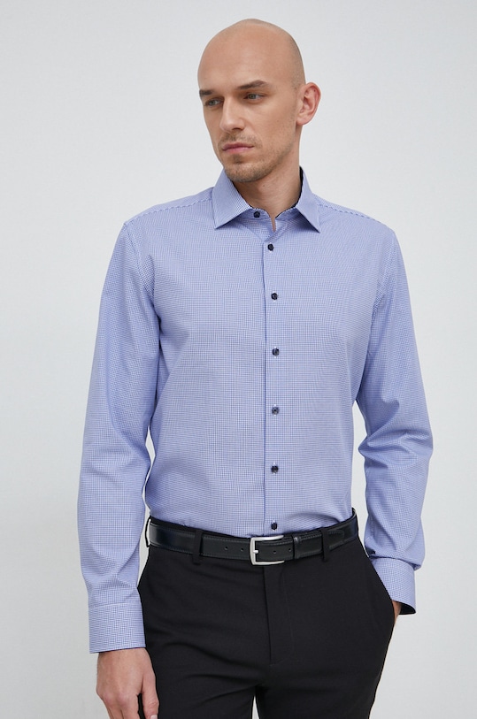 Seidensticker koszula bawełniana granatowy 01.653740