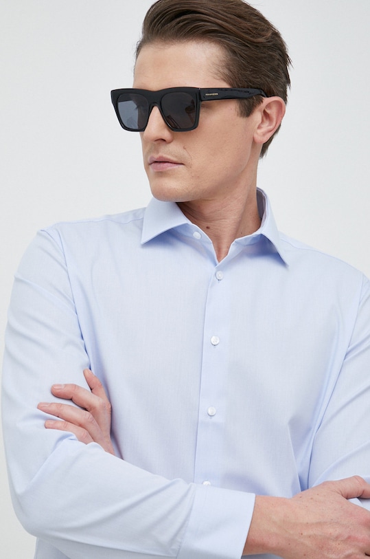 Seidensticker koszula bawełniana bawełna niebieski 01.666230