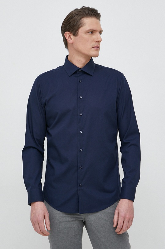 Seidensticker koszula bawełniana 01.675198 granatowy
