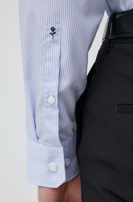 Seidensticker koszula bawełniana 01.693640 niebieski