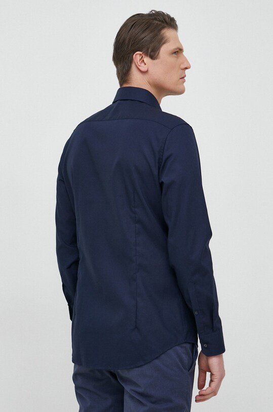 Одежда Хлопковая рубашка Seidensticker 01.693690 тёмно-синий