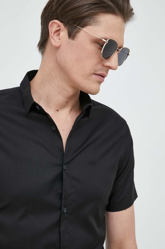 Košulja Armani Exchange 8NZC51.ZNYXZ.NOS crna