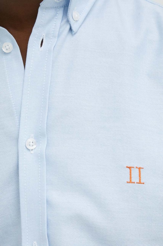 Les Deux koszula bawełniana LDM410043 niebieski AA00