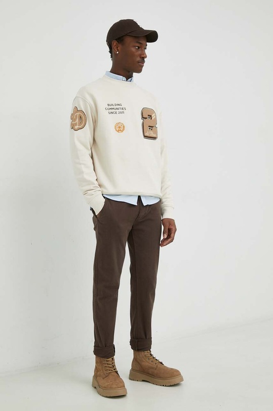 Odzież Les Deux koszula bawełniana LDM410043 niebieski