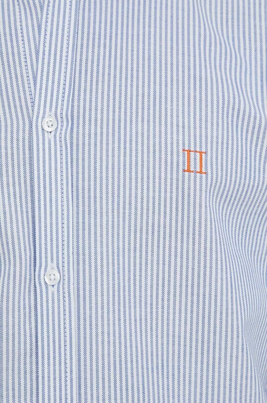 Les Deux koszula bawełniana LDM410043 niebieski AA00