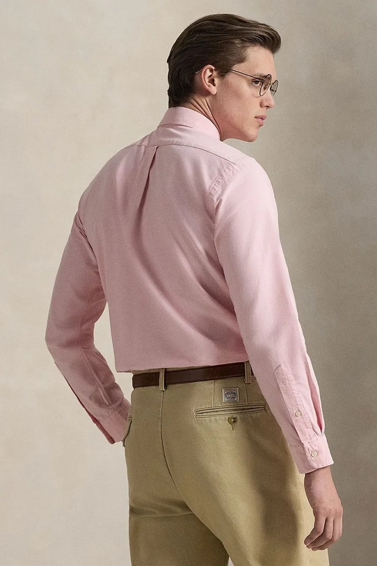 Polo Ralph Lauren cămașă din bumbac 710792041 roz AA00