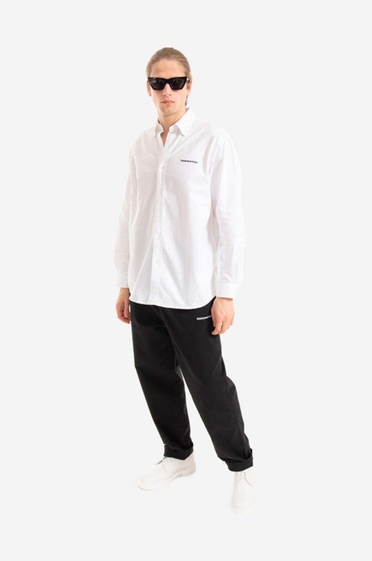 thisisneverthat koszula bawełniana T-Logo Oxford TN221WSHTL01 biały AA00
