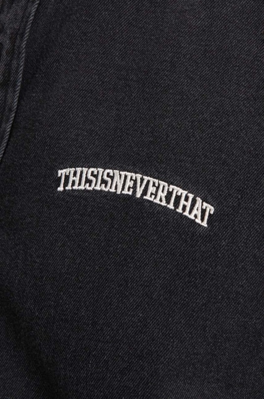 thisisneverthat denim shirt Washed Denim black TN221DSHTL01