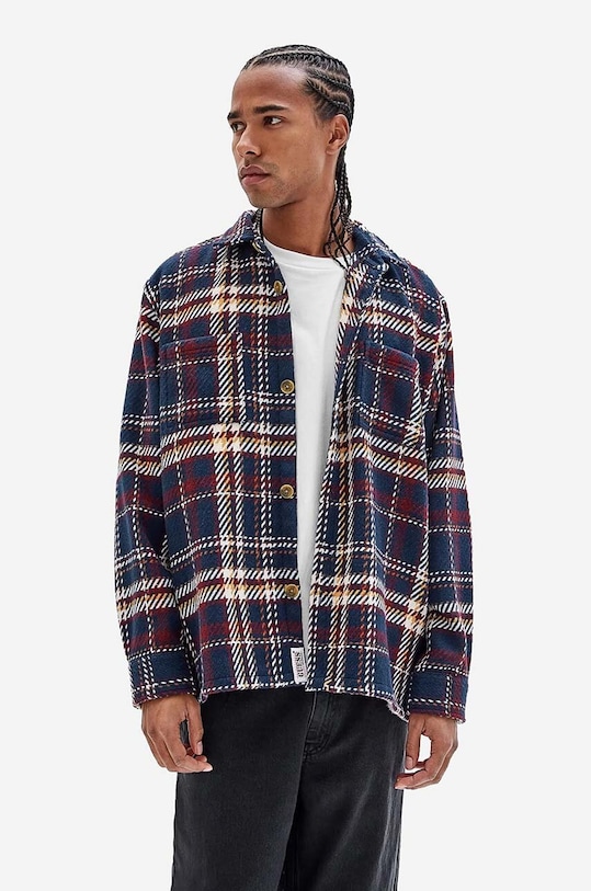 Guess Originals koszula z domieszką wełny regular multicolor M2BL13.R05Z0