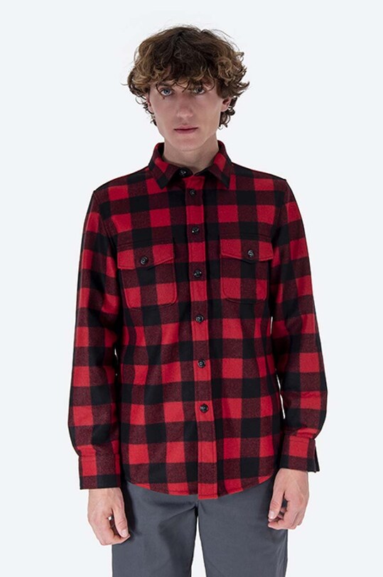 Woolrich cămașă de lână Alaskan Melton Wool