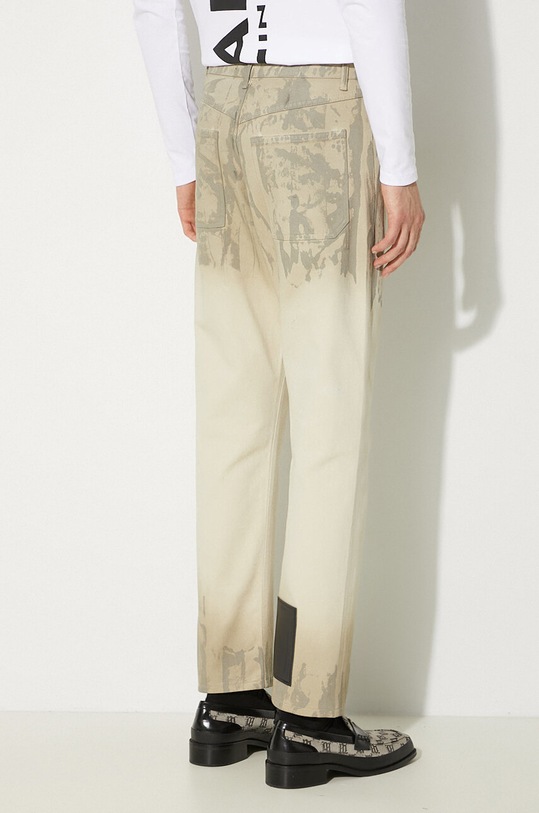 Odzież A-COLD-WALL* spodnie Dye Tech ACWMJS004. beżowy