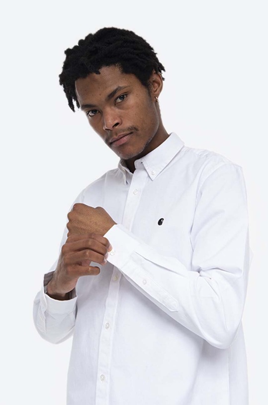 Carhartt WIP cotton shirt white I023339.