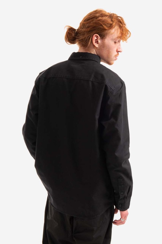 Clothing Carhartt WIP cotton shirt Bolton I030238. black