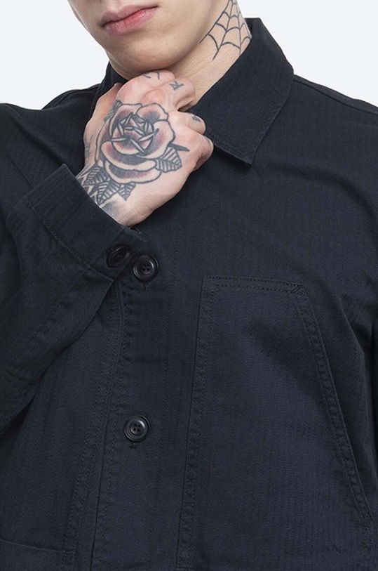 Wood Wood camicia in cotone Fabian nero 12035303.5227