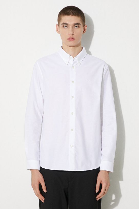 A.P.C. cotton shirt Chemise Greg cotton white COECK.H12499