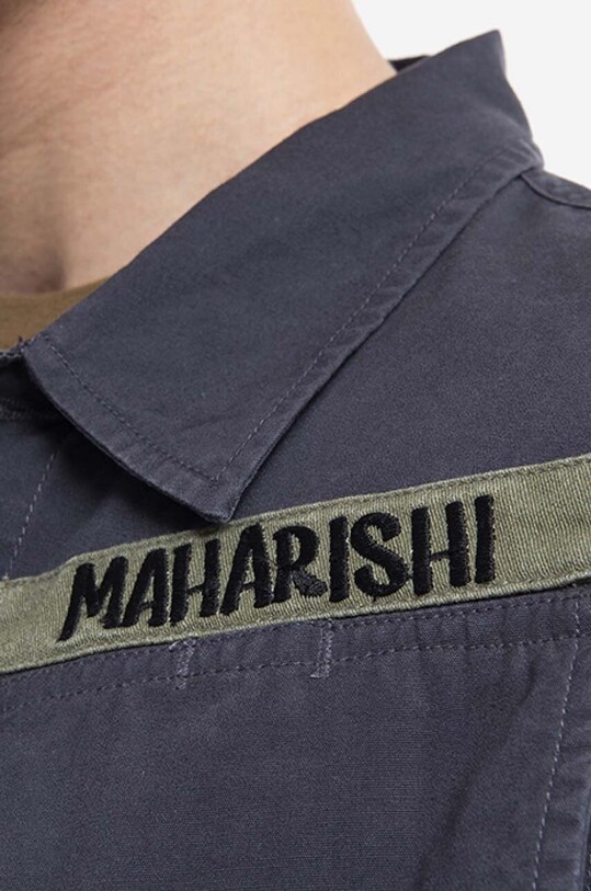 Хлопковая рубашка Maharishi Oneness Jungle чёрный 3584.BLACK