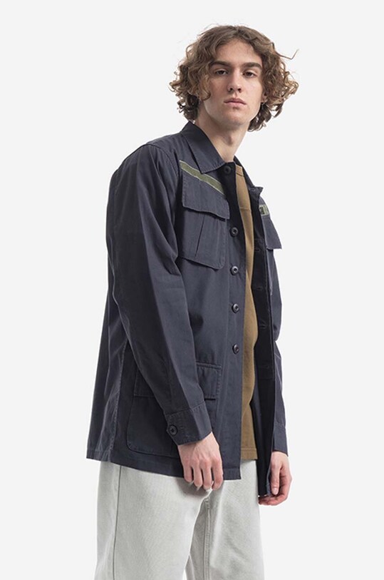 Хлопковая рубашка Maharishi Oneness Jungle 3584.BLACK
