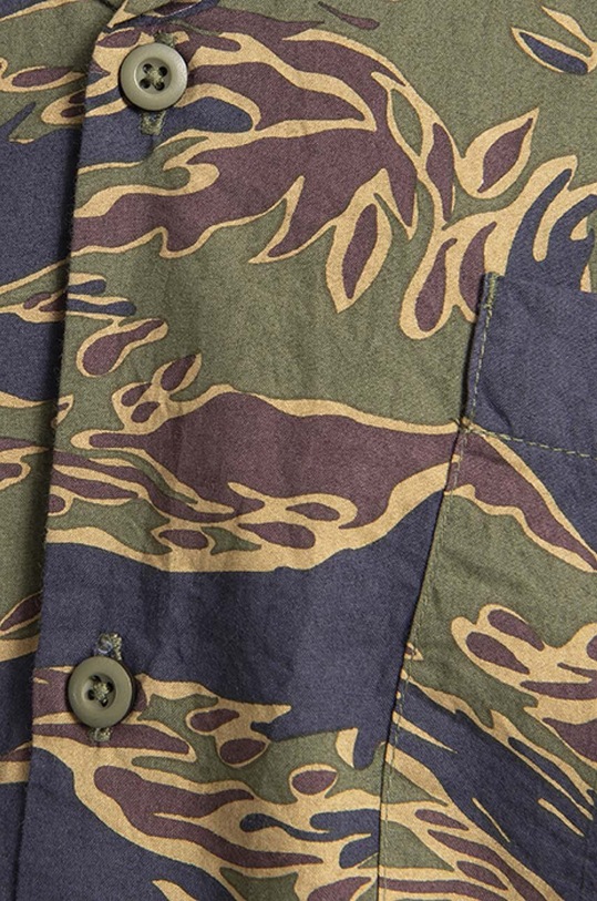 Maharishi cotton shirt Camo green 8171.TIGERSTR