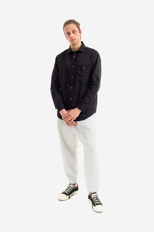 Drôle de Monsieur shirt SH100.NAVY black AA00