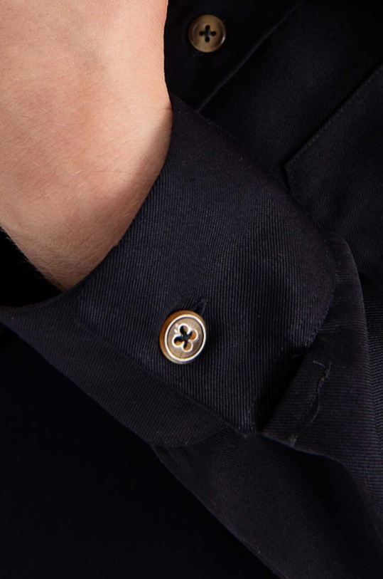 Drôle de Monsieur shirt SH100.NAVY black