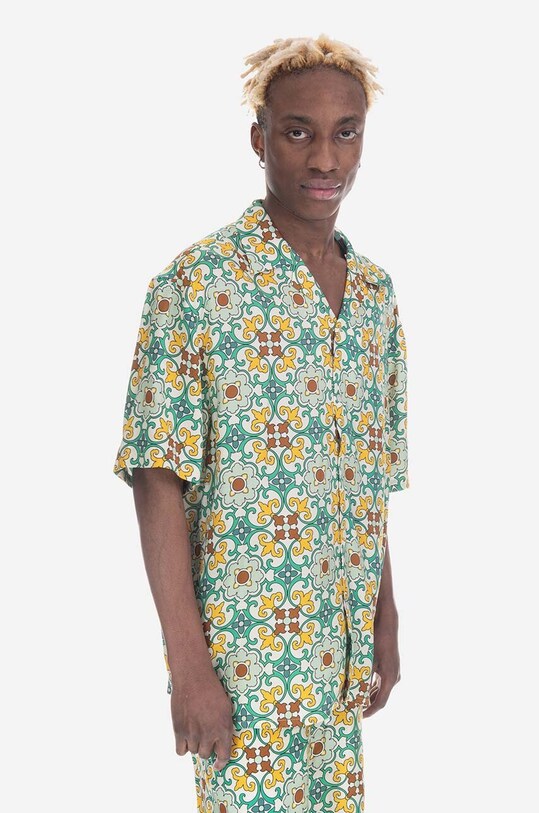 Košile Drôle de Monsieur La Chemise SH129 GREEN SH129.GREEN zelená AA00