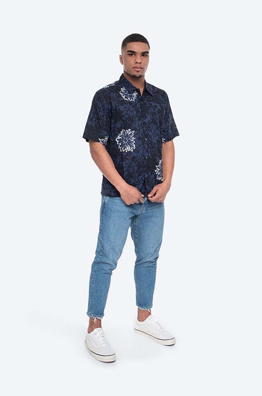 Norse Projects cămașă din bumbac Carsten N40.0517.7169 burgundia AA00