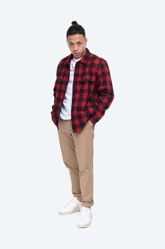 Norse Projects cămașă de lână Kyle N40.0530.5040 negru AA00