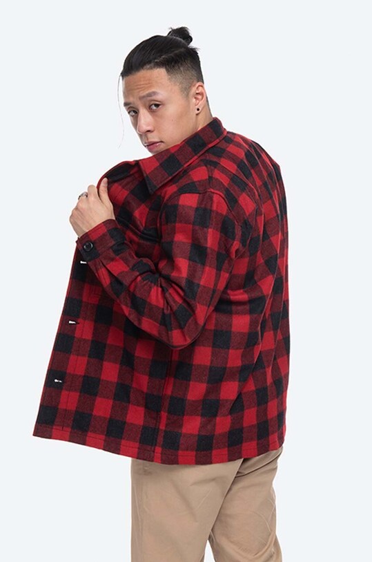 Îmbrăcăminte Norse Projects cămașă de lână Kyle N40.0530.5040 negru