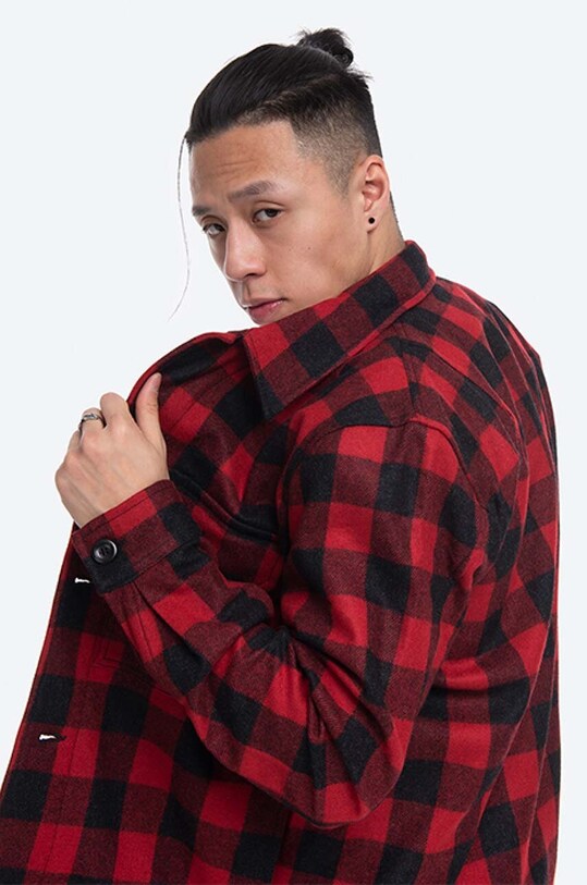 Norse Projects cămașă de lână Kyle negru N40.0530.5040
