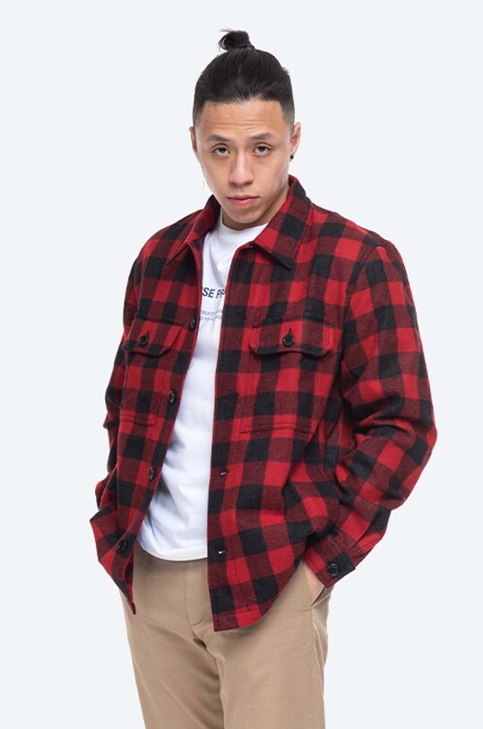Norse Projects cămașă de lână Kyle N40.0530.5040