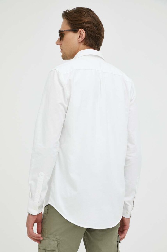 Odzież Samsoe Samsoe koszula bawełniana LIAM M00023175 biały
