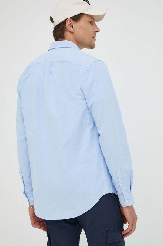 Oblačila Bombažna srajca Samsoe Samsoe M00023175 modra