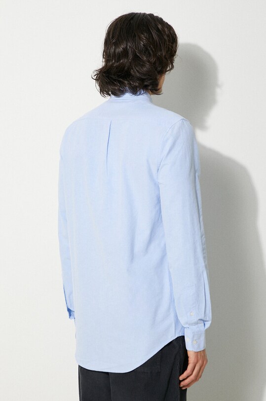 Clothing Samsoe Samsoe cotton shirt M00023175 blue