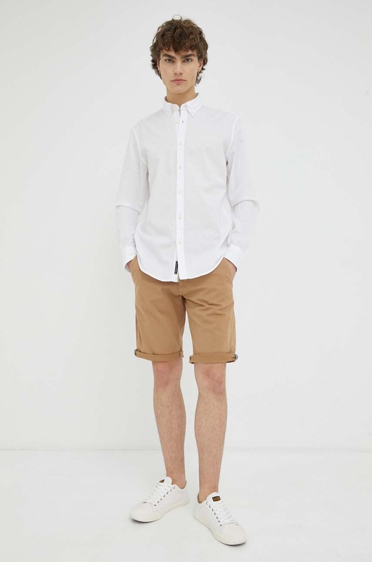 Дрехи Памучна риза Marc O'Polo B21766842156 бял