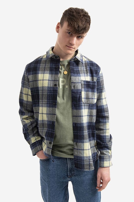 A.P.C. wool shirt Surchemise Trek WOANC.H02396