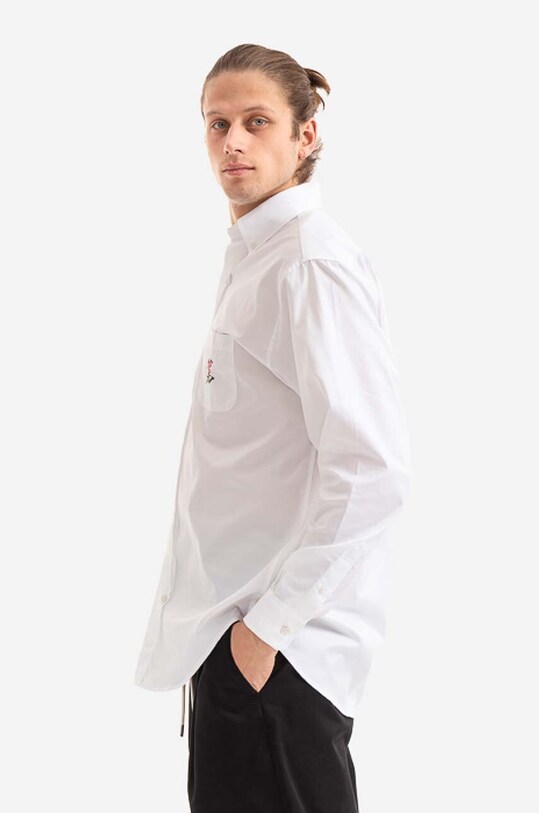 Drôle de Monsieur koszula bawełniana La Chemise Royal SH101.WHITE