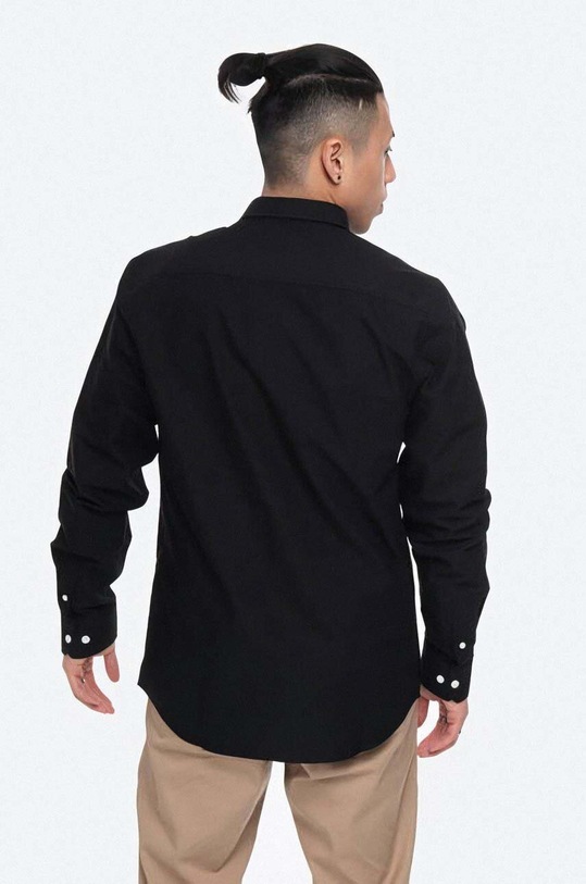 Clothing Norse Projects cotton shirt N40.0456.9999 black