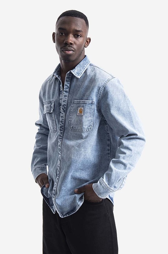 Carhartt WIP denim jacket Sali I029212.BLUE.LIGHT