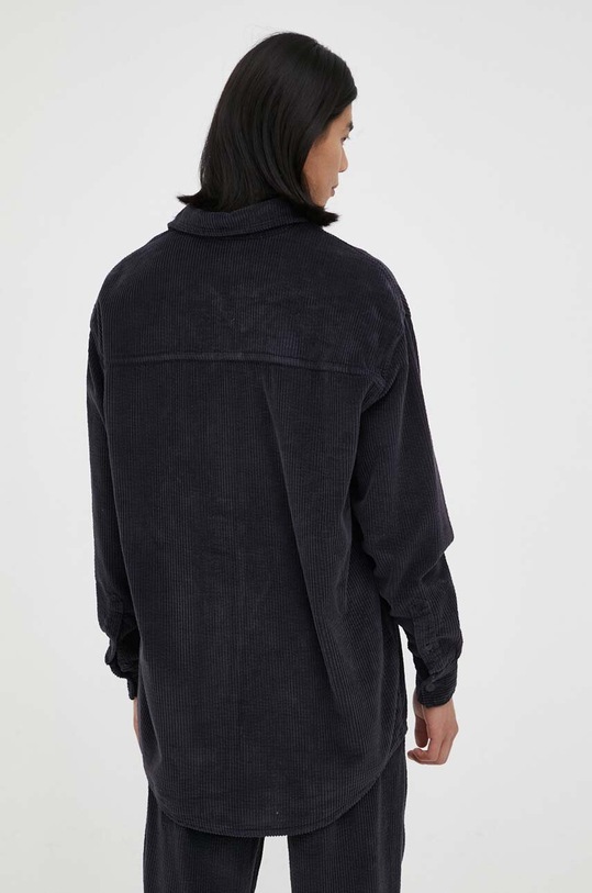 Дрехи Памучна риза American Vintage MPADO06 тъмносин