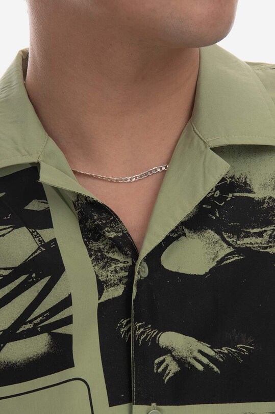 Сорочка PLEASURES Choices Camp Collar P23SP015 зелений AA00